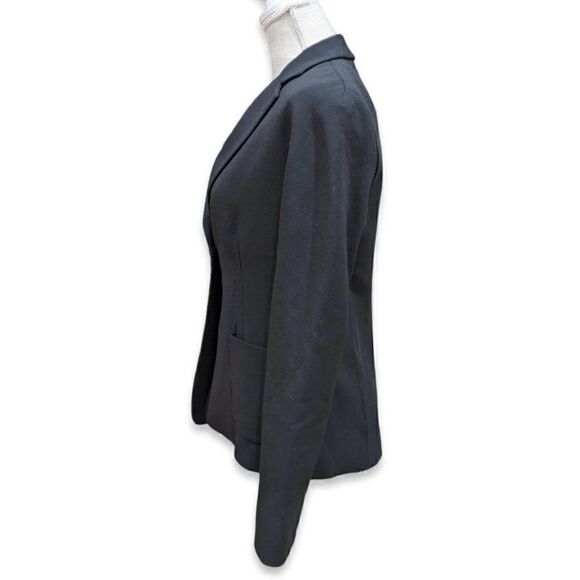 Donna Karan Signature Women's Black Single Button Wool Blazer Size US 8 - Picture 4 of 10
